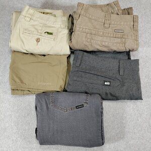 Mens Outdoor/Hiking Bottoms Bundle Patagonia Mountain Khakis Woolrich REI Co-op